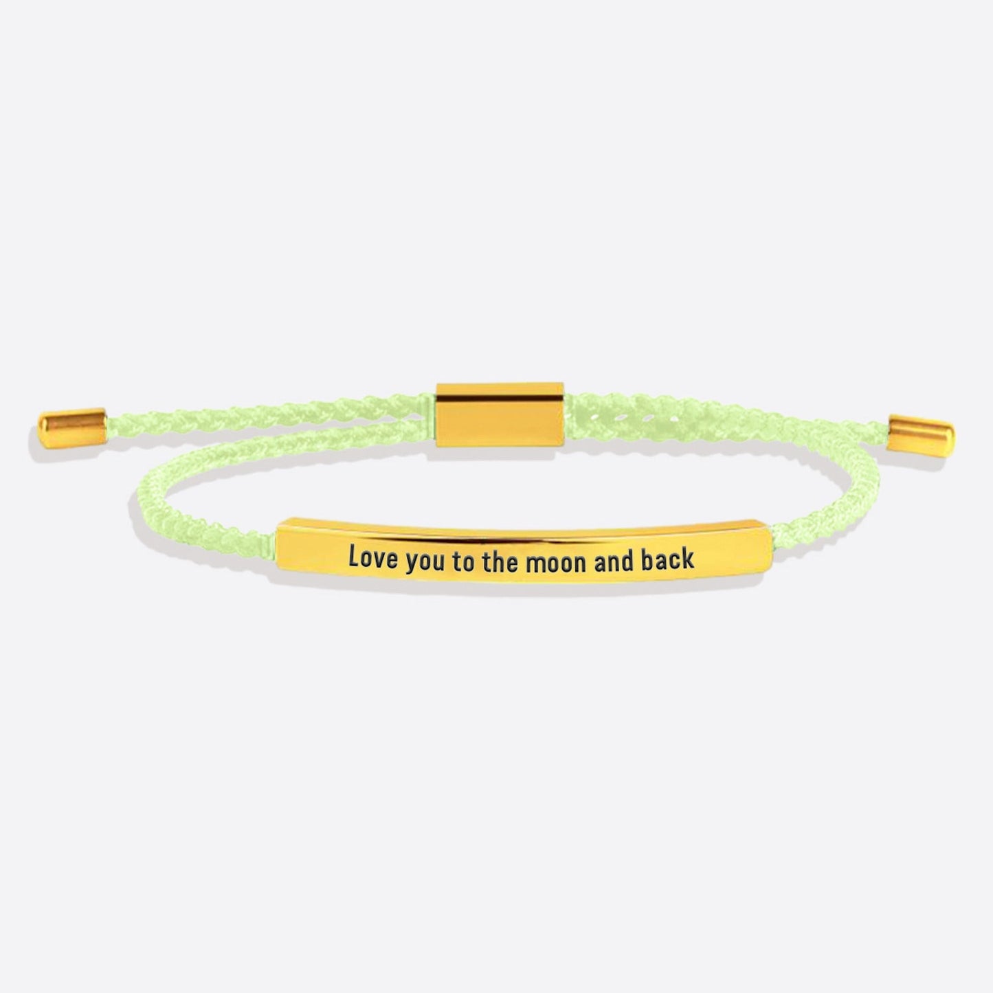 Love you to the moon and back Tube Bracelet