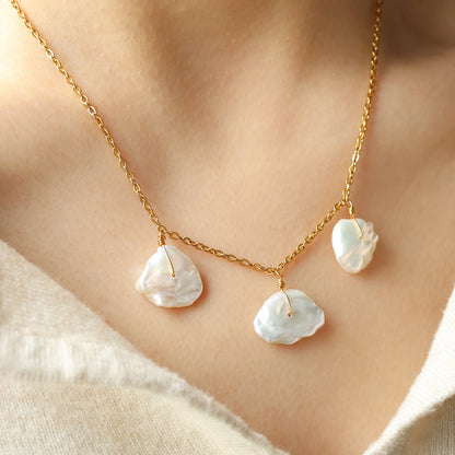 Keshi Pearl Nugget Necklace