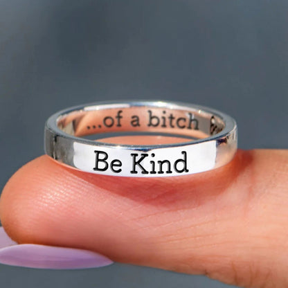 Be Kind Mantra Ring