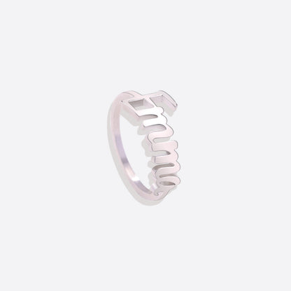 Personalized Nameplate Ring