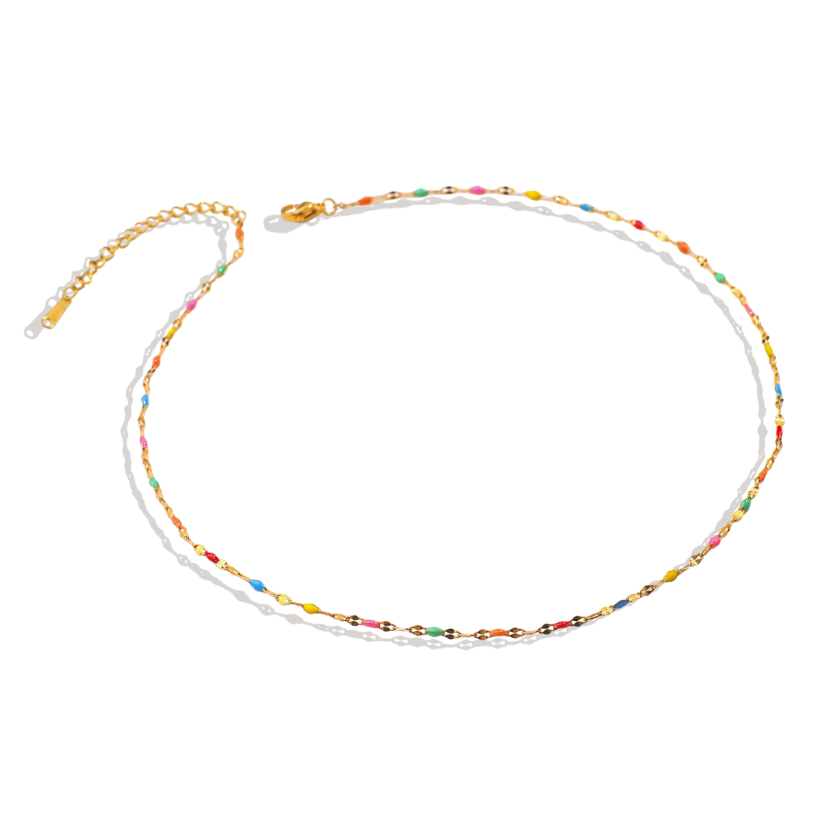 Rainbow Choker Necklace