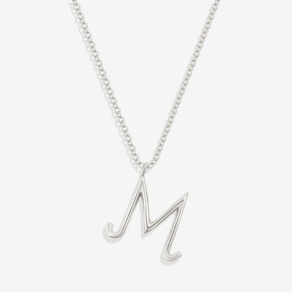 Flow Script Initial Necklace