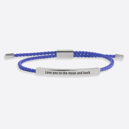 Love you to the moon and back Tube Bracelet