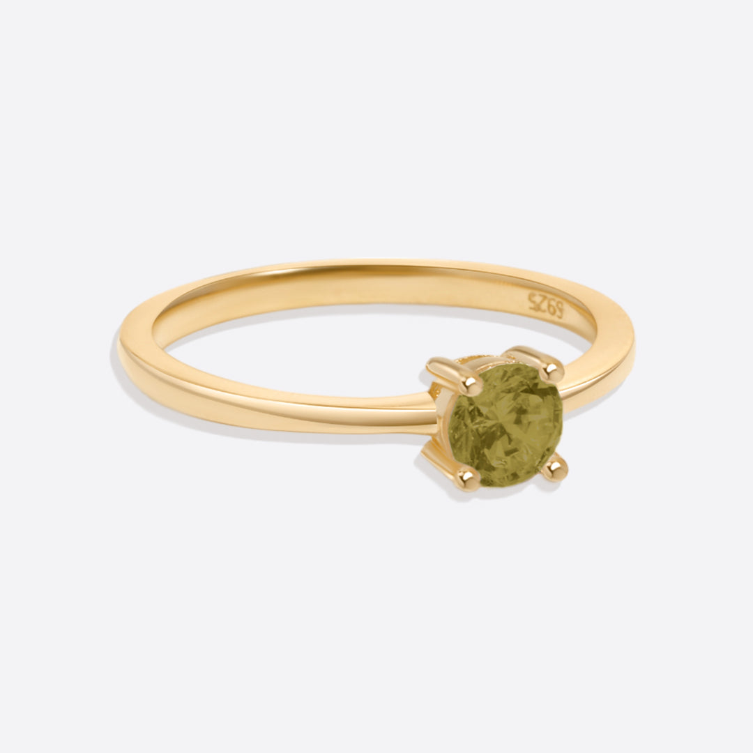 Dainty Topaz Ring