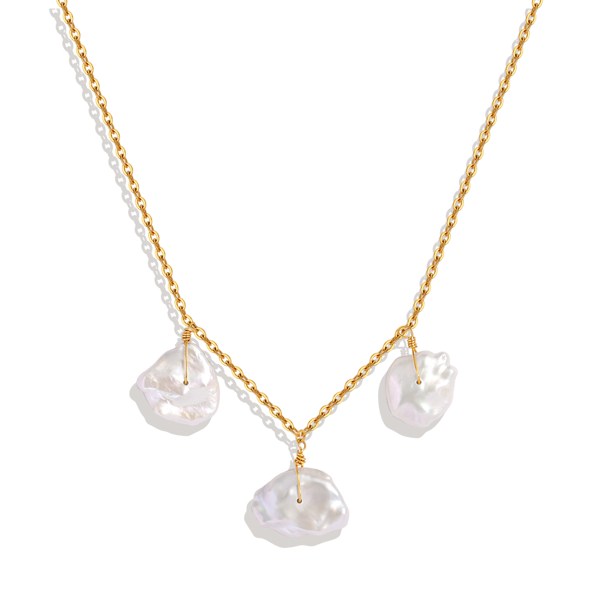 Keshi Pearl Nugget Necklace