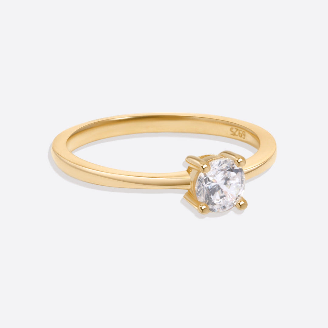 Dainty Topaz Ring