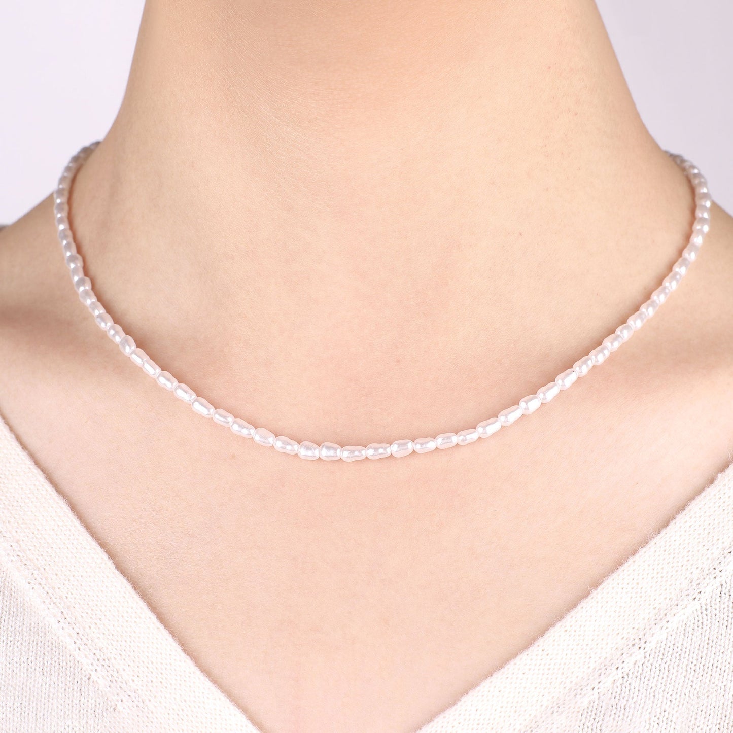 Freshwater Pearl Bead Necklace