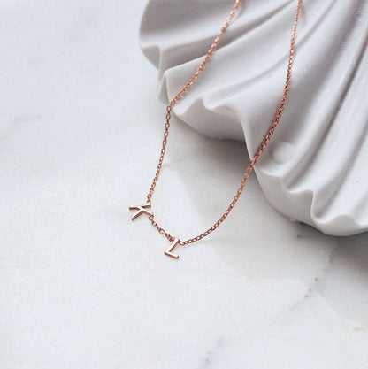 Spaced Letter Name Necklace