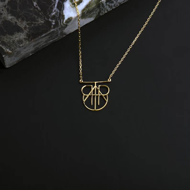 Minimalist Monogram Name Necklace