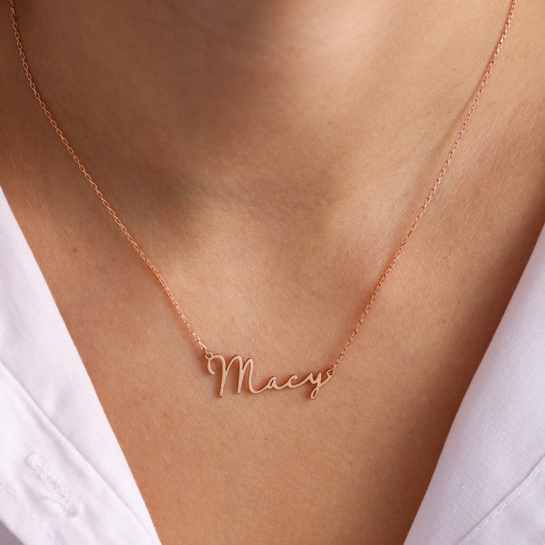 Personalized Signature Necklace