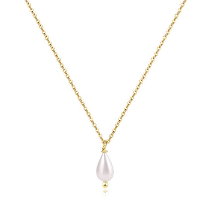 Dainty Pearl Drop Necklace