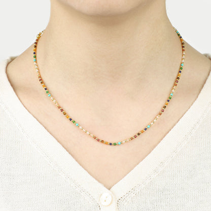 Master Healer 2mm Gemstone Necklace