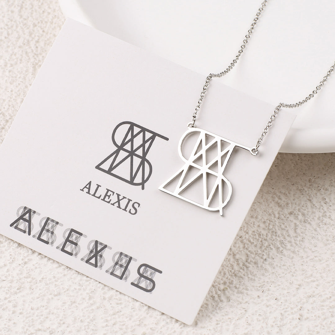 Minimalist Monogram Name Necklace