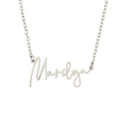 Monroe Name Necklace