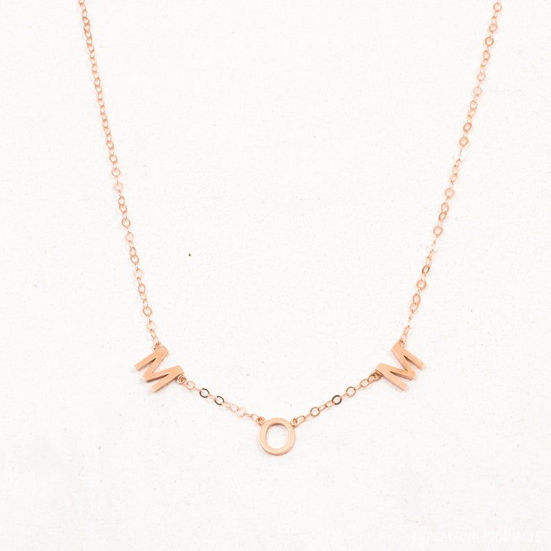 Personalized Minimalist Letter Necklace