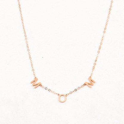 Personalized Minimalist Letter Necklace