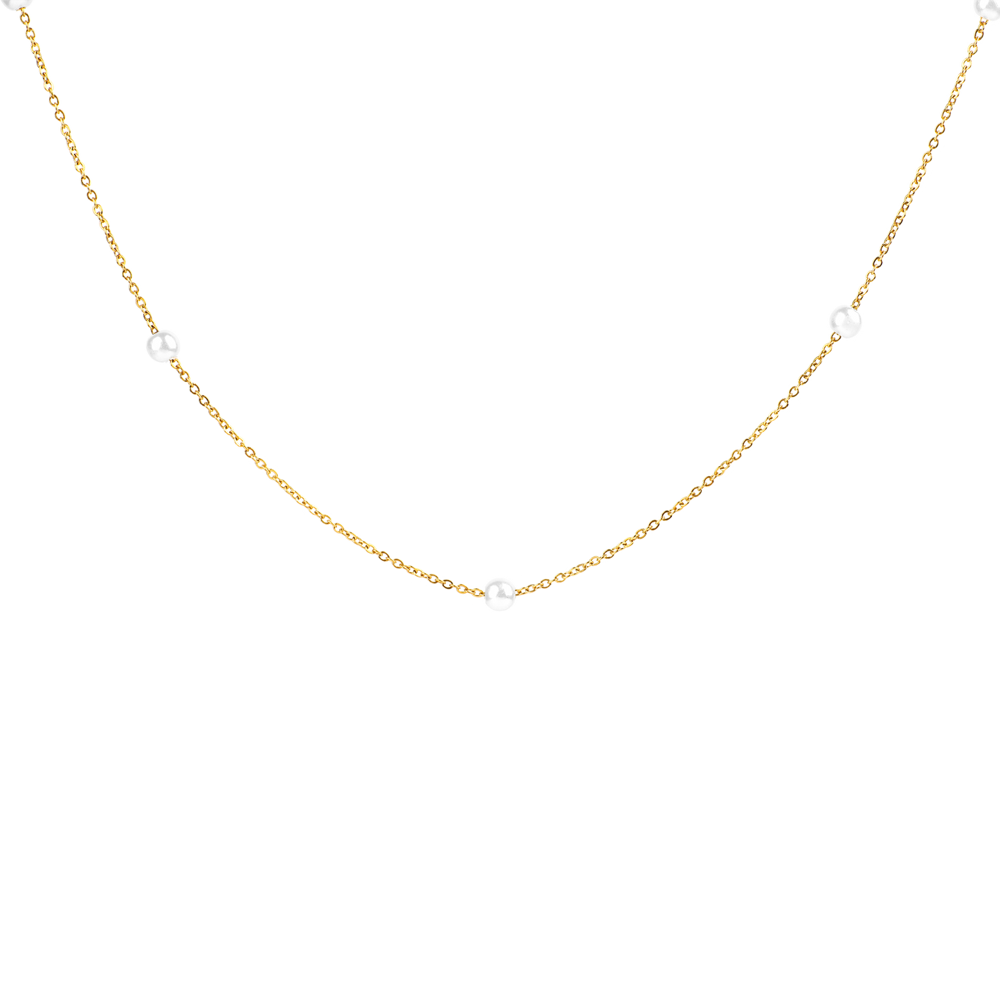 Pearl Satellite Necklace