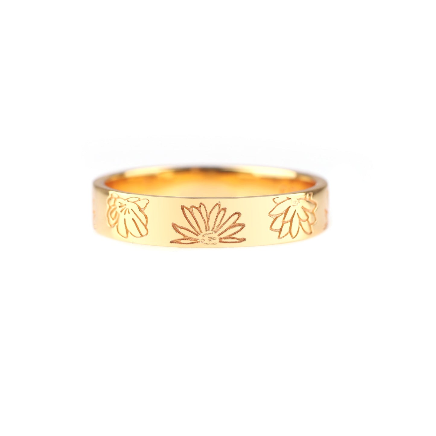 Stamped Flower Band