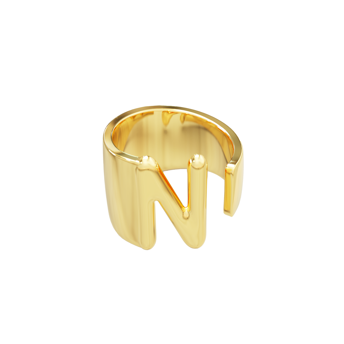 Initial Monogram Ring