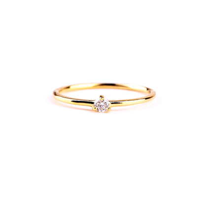 Tiny Diamond Ring