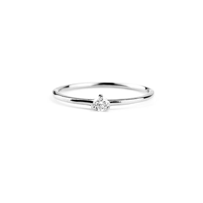 Tiny Diamond Ring