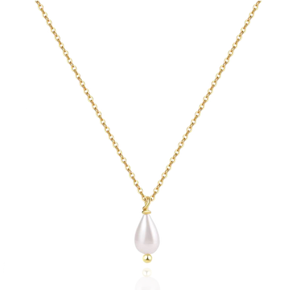 Dainty Pearl Drop Necklace