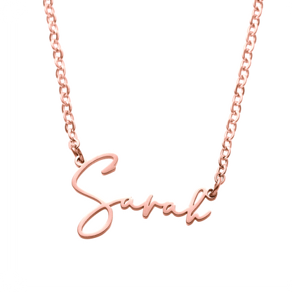 Monroe Name Necklace